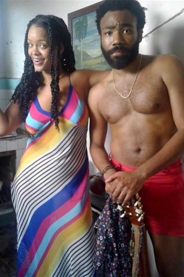 Rihanna i Donald Glover na planie filmu