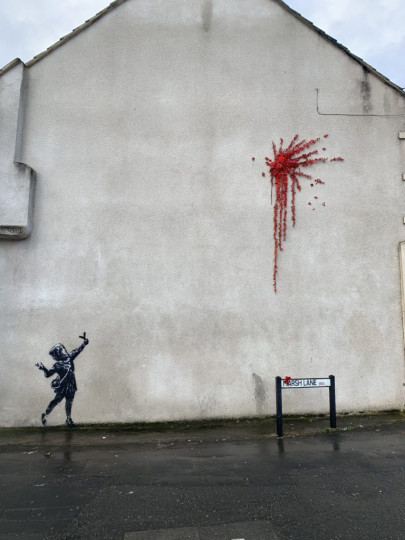 najnowsza praca Banksy'ego 