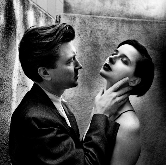 David Lynch i Isabella Rossellini, Los Angeles, 1988 (fot. H. Newton)