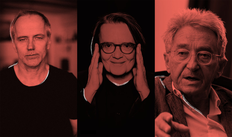 Od lewej: Martin Ruhe, Agnieszka Holland, Allan Starski