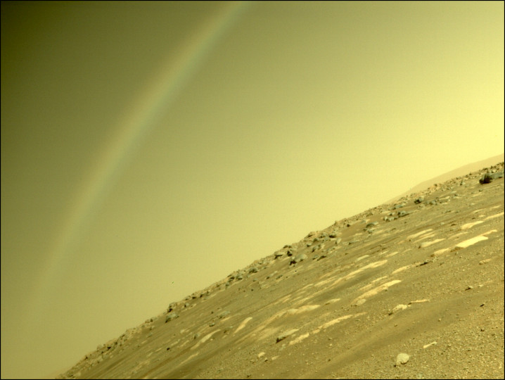 Tęcza na Marsie (źródło: NASA)