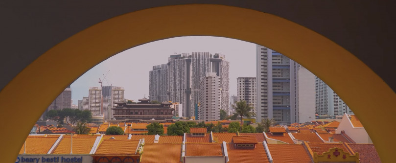 kadr z „A Wes Anderson-ish Singapure”