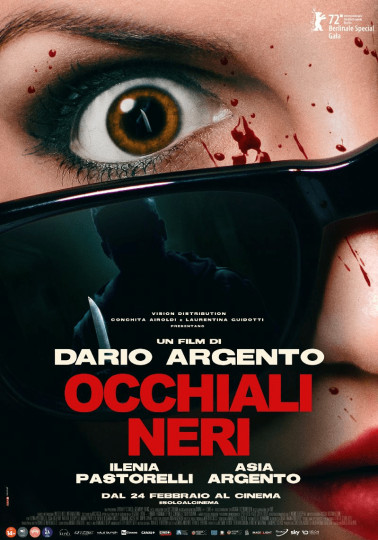 plakat filmu „Dark Glasses", reż. Dario Argento / materiały prasowe 