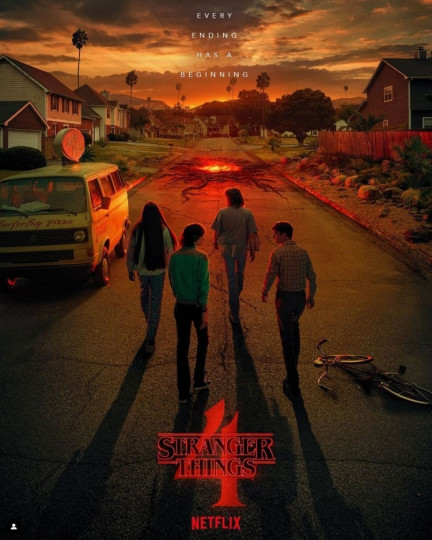 plakat 4. sezonu serialu „Stranger Things” / Netflix / materiały prasowe 