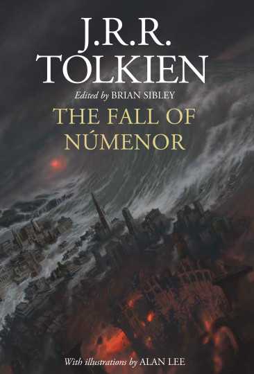 okładka książki „Upadek Númenoru” J.R.R. Tolkiena pod redakcją Briana Sibleya / wyd. HarperCollins 